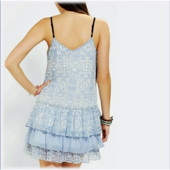 Band of Gypsies Blue and Black Dress - Picture 3 of 10